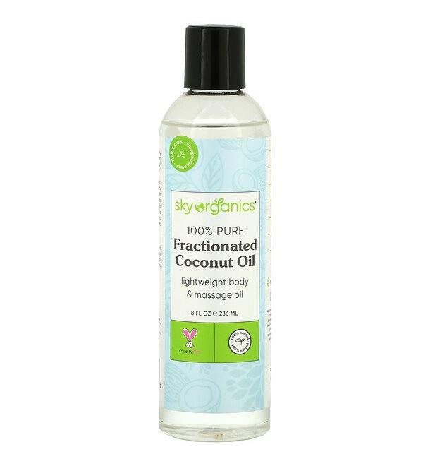 Sky Organics 100% Pure Fractionated Coconut Oil 8 fl oz (236 ml)