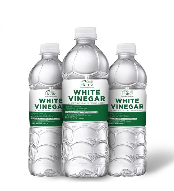 Home Stuff Natural White Vinegar 1L 3-Pack - Buy Online on GoSupps.com