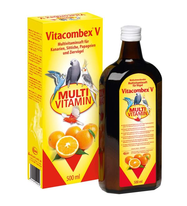 Quiko Vitacombex V 500ml - Multivitamin juice for ornamental birds 500 ml
