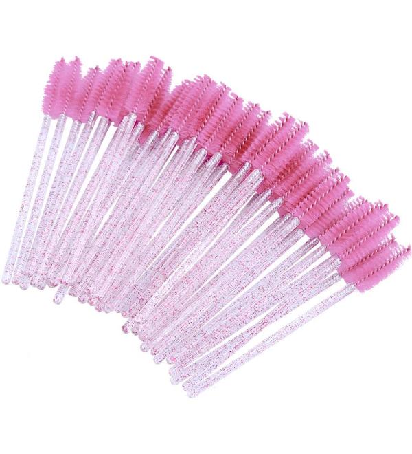 G2PLUS Eyelash Spoolies, 200pcs Pink Brushes - Buy Online on GoSupps.com