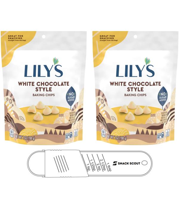 Lily's White Chocolate Baking Chips 7 oz - Buy Online on GoSupps.com