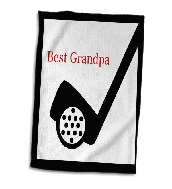 3D Rose Grandpa and Golf Towel - 15 x 22 | TWL_19982_1 - Buy Online on GoSupps.com