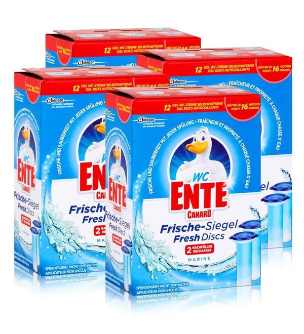 4x WC Duck Fresh Seal Refill Marine