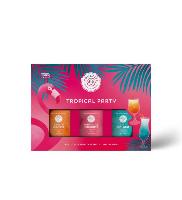 Tropical Party Essential Oil Set - 3 Exotic Aromatherapy Blends for Diffuser & Relaxation - 10ML - Buy Online on GoSupps.com