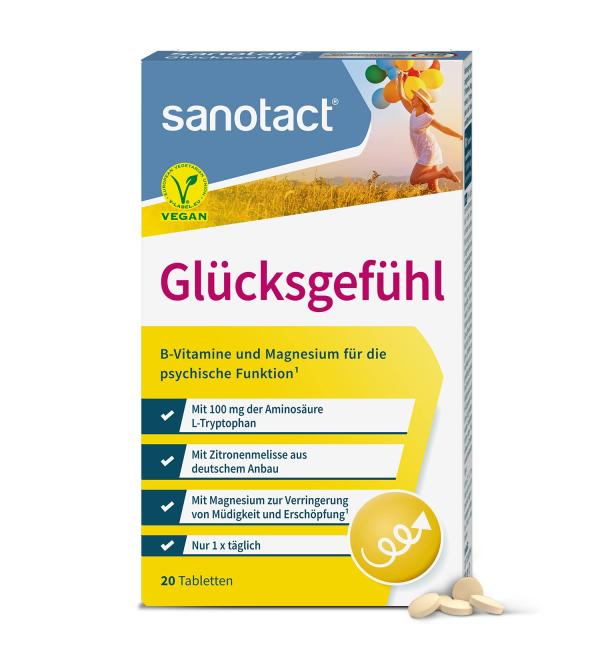 sanotact Feeling of Happiness 20 Tablets - Buy Online on GoSupps.com