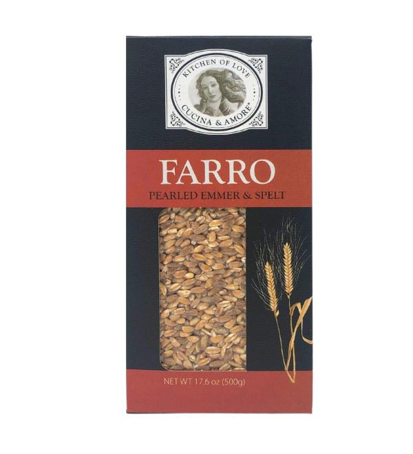 Cucina & Amore Pearled Italian Farro 8 Pack - Buy Online on GoSupps.com