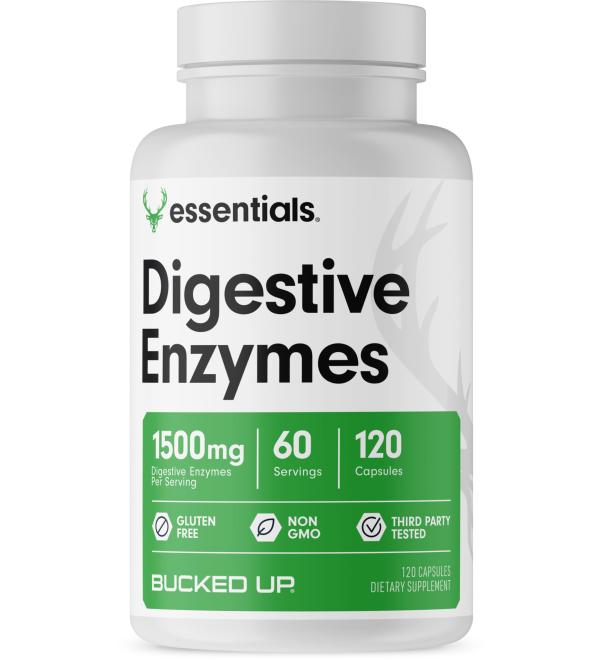 Bucked Up Digestive Enzymes 1500mg Capsules - Buy Online on GoSupps.com