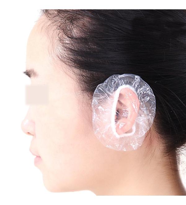100 Transparent Disposable Ear Protector Covers - Shower Cap Style - Buy Online on GoSupps.com