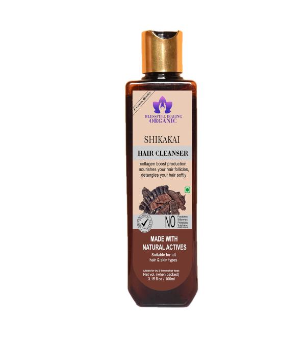 Blessfull Healing Shikakai Hair Cleanser Shampoo - Buy Online on GoSupps.com