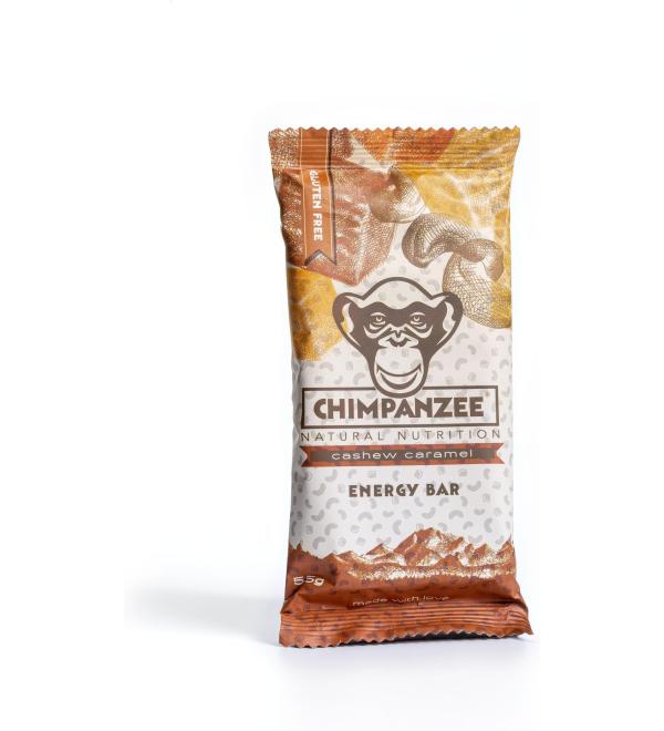 CHIMPANZEE Vegan Energy Bar (x20): Caramel 55g