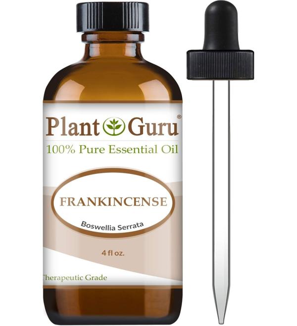 Plant Guru Frankincense 4 oz Undiluted Pure Therapeutic Grade Essential Oil Frankincense 4 Fl Oz (Pack of 1)