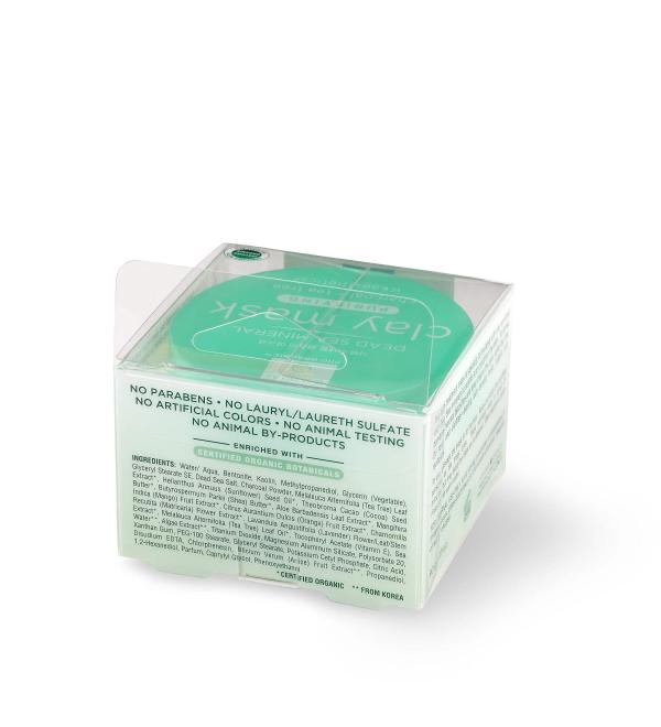 Earth Therapeutics Dead Sea Mineral Clay Mask - Charcoal & Tea Tree | International Shipping Available - Buy Online on GoSupps.com