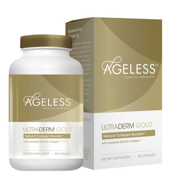 Ageless Foundation UltraDerm Gold Collagen - Buy Online on GoSupps.com