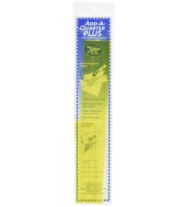 CM Designs CMD40012 Ruler Add-A-Quarter Plus, 6" & 12"