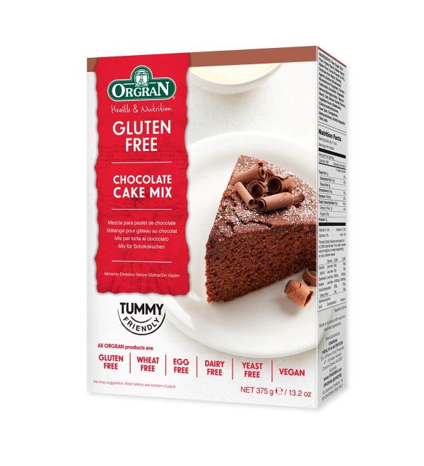 Orgran Chocolate Cake Mix 375g - Gluten Free Dessert Mix - Buy Online on GoSupps.com