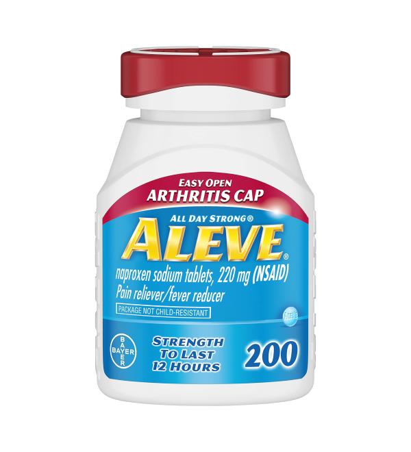 Aleve Arthritis Cap Easy Open 200 Tablets x 4 Pack - Fast Pain Relief - Buy Online on GoSupps.com