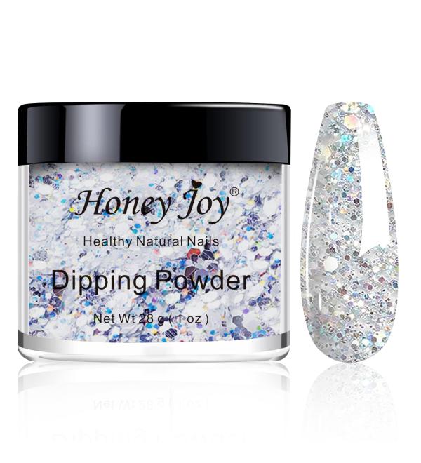 Honey Joy Dip Powder Nails Silver Shine 28g - Buy Online on GoSupps.com