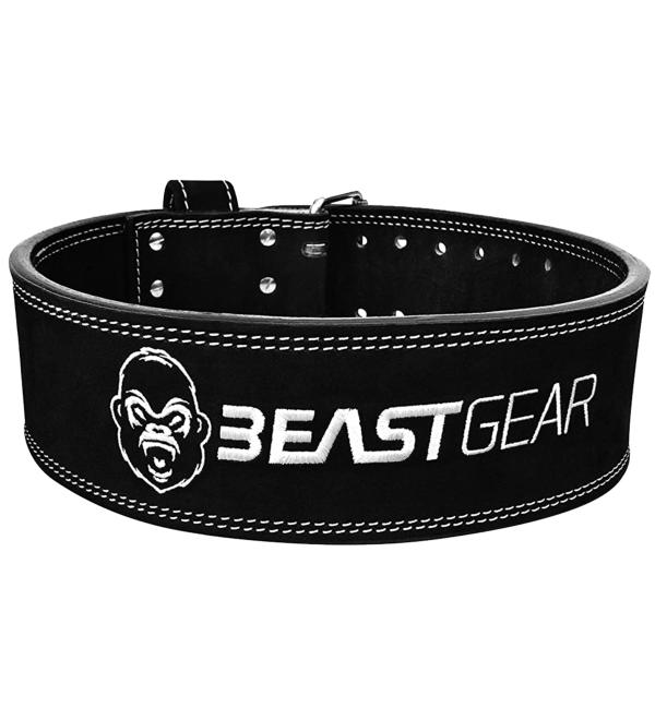 Beast Gear PowerBelt Powerlifting Leather Belt - Buy Online on GoSupps.com