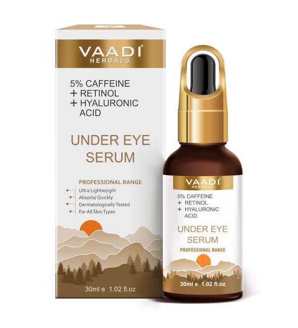 Vaadi Herbals Under Eye Serum 5% Caffeine - Buy Online on GoSupps.com