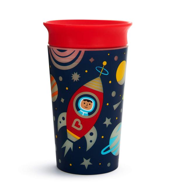 Munchkin Miracle 360 Glow in the Dark Sippy Cup 9oz - Astronaut Red | Shop Now - Buy Online on GoSupps.com