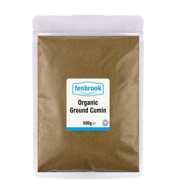 Organic Ground Cumin 500g | Certified Organic by Fenbrook Organic - Buy Online on GoSupps.com
