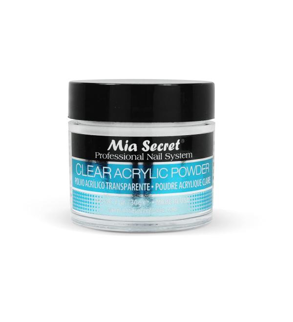 Mia Secret Clear Acrylic Powder (1oz) - Shop Top Quality Nail Supplies for International Shipping - Buy Online on GoSupps.com