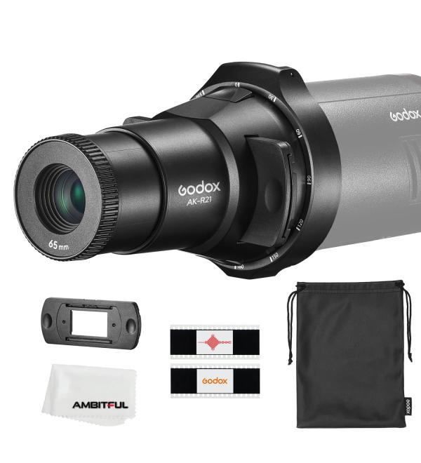 Godox AK-R21 Speedlite Projector Flash Conical Snoot for Godox V1 AD100PRO AD200 | Optical Condenser - Buy Online on GoSupps.com
