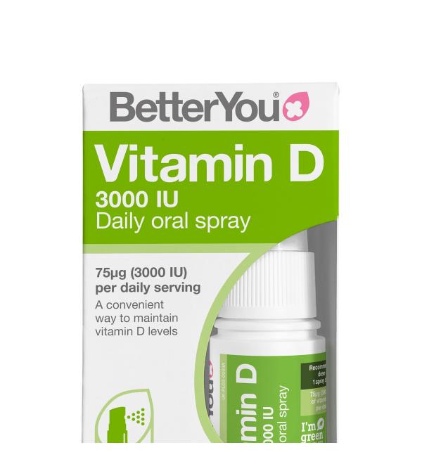 BetterYou Vitamin D3 Spray 3000 IU - Buy Online on GoSupps.com