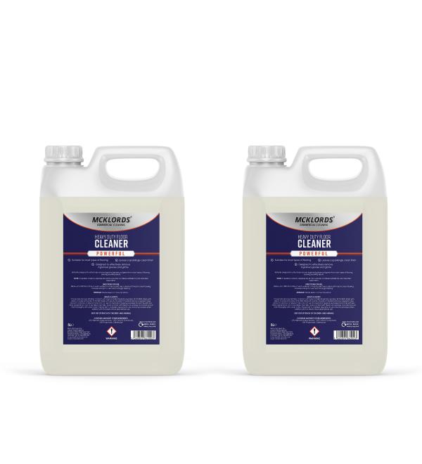 McKLords Heavy Duty Floor Cleaner 10 Litre (2x5 Litre) Clear - Buy Online on GoSupps.com