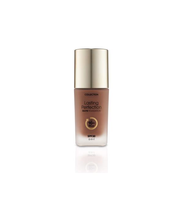 Collection Cosmetics Lasting Perfection Matte Foundation 27ml - Full Coverage Caf Shade - Buy Online on GoSupps.com