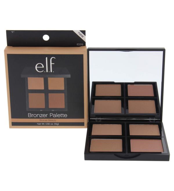 e.l.f. Bronzer Palette - Bronzed Beauty Women Bronzer 0.56 oz | Achieve a Sun-Kissed Glow - Buy Online on GoSupps.com
