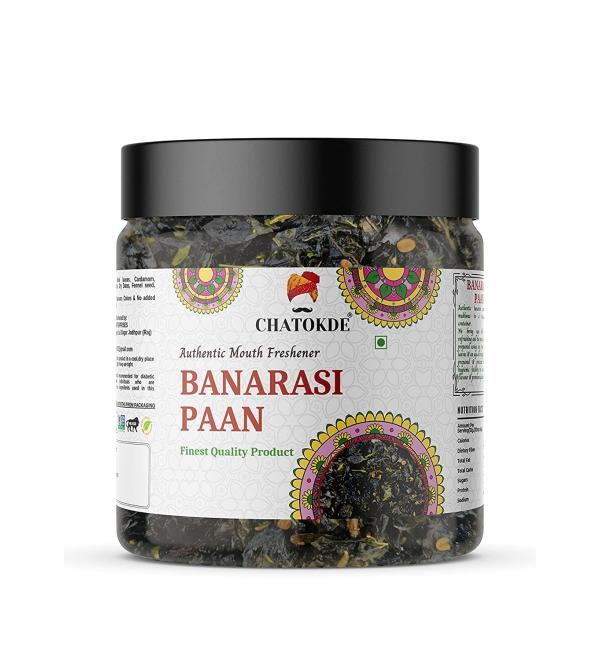 CHATOKDE Banarasi Meetha Paan Mukhwas Mouth Freshener 300gm_Packing May Vary