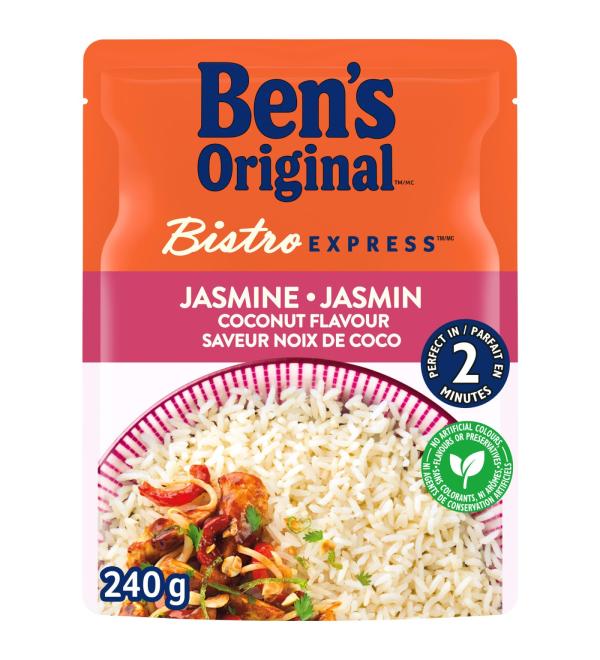 Ben's Original Jasmine Coconut Rice 240g - Buy Online on GoSupps.com