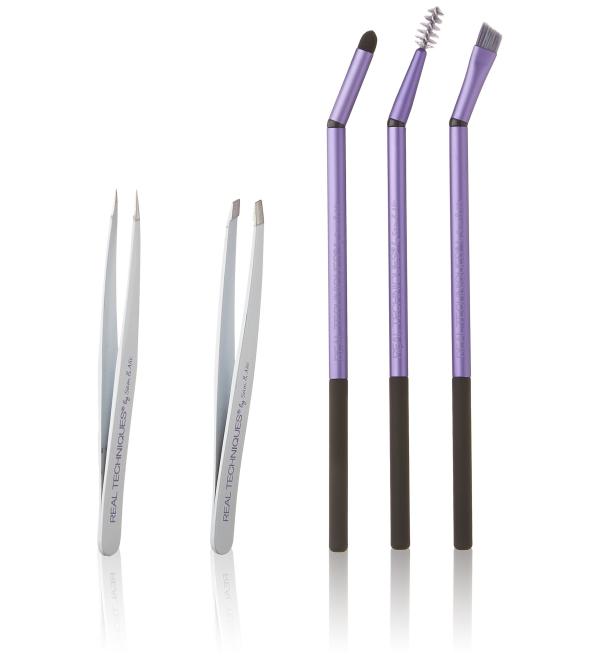Real Techniques Brow Set - Stainless Steel Brushes by Sam & Nic - Buy Online on GoSupps.com