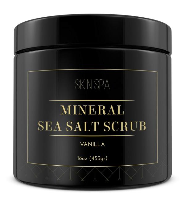 Midwest Sea Salt Vanilla Mineral Scrub 16oz - Buy Online on GoSupps.com