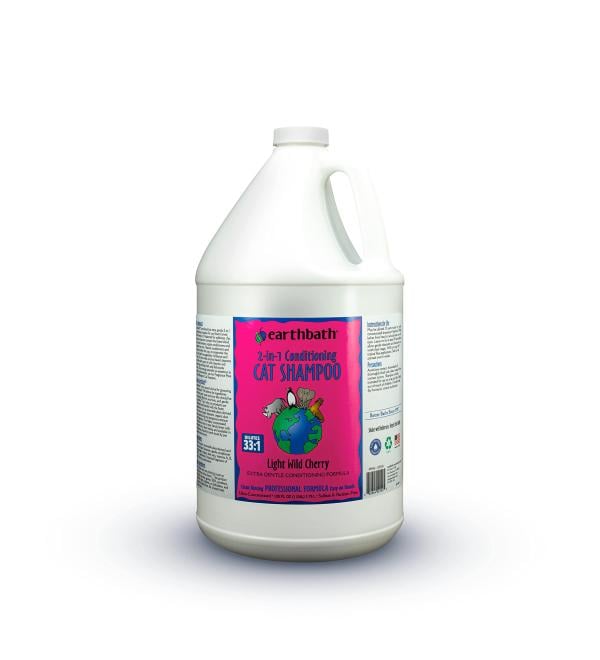 Earthbath Cat Shampoo Wild Cherry 128oz - Buy Online on GoSupps.com
