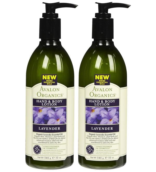 Avalon Organics Lavender Hand & Body Lotion 12 Oz (Pack of 2)2 12 Fl Oz (Pack of 2)