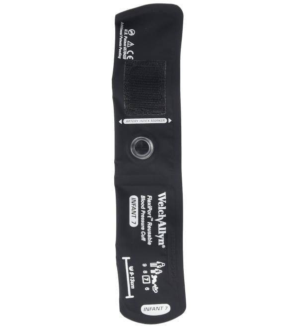 Welch Allyn REUSE-07-1SC FlexiPort Reuseable One Piece Cuffs One-Tube Cuff Infant Size 7