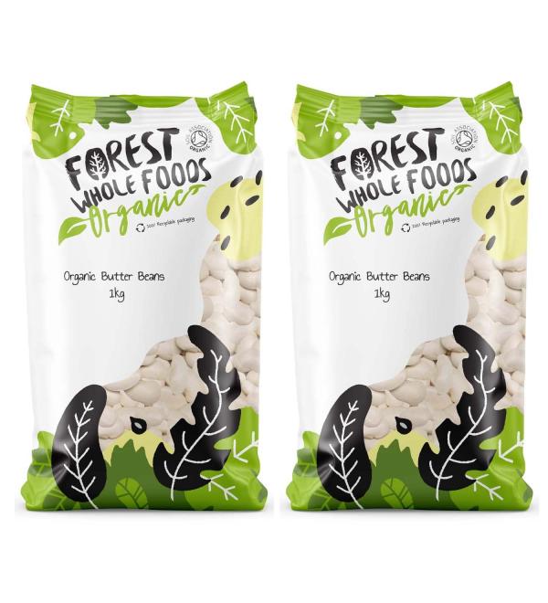 Forest Whole Foods - Organic Butter Beans (Lima Beans) (2kg)