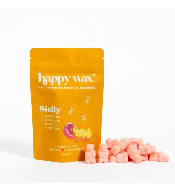 Happy Wax Soy Wax Melts Sicily 8oz - Buy Online on GoSupps.com
