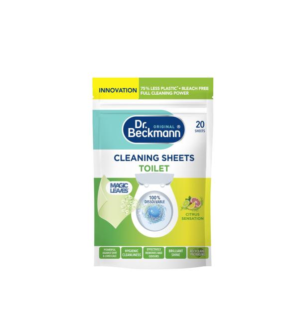 Dr. Beckmann Toilet Cleaning Sheets 20 Pk - Buy Online on GoSupps.com