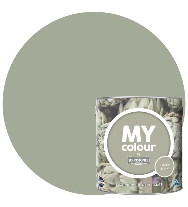 Johnstone's MY Colour Luxurious Durable Matt Paint - Boulder Lichen 2.5L - Buy Online on GoSupps.com
