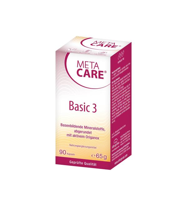 Meta Care Basic 3 Base Minerals 90 Capsules - Buy Online on GoSupps.com