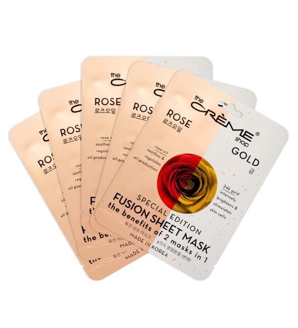 The Creme Shop Rose & Gold Face Mask - Buy Online on GoSupps.com
