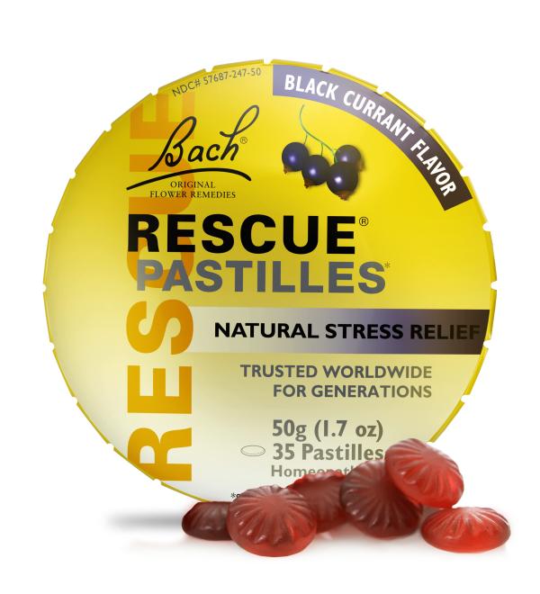 RESCUE Remedy Pastilles Black Currant 1.7oz - Buy Online on GoSupps.com