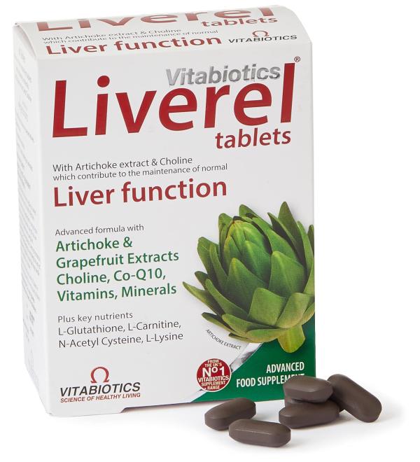 Vitabiotics Liverel 60 Tablets - Buy Online on GoSupps.com