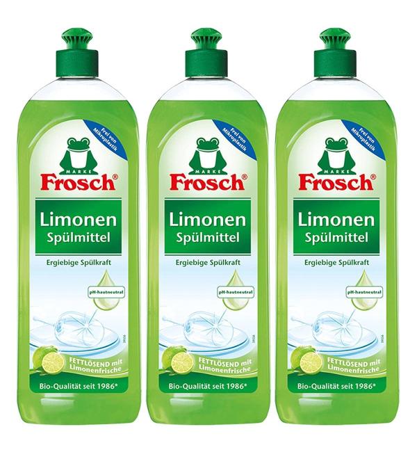 Frosch Lemon Dishwashing Liquid 750 ml (3 x 750 ml) 750 ml (pack of 3)