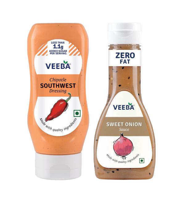Veeba Sweet Onion & Chipotle Dressing Pack - Buy Online on GoSupps.com