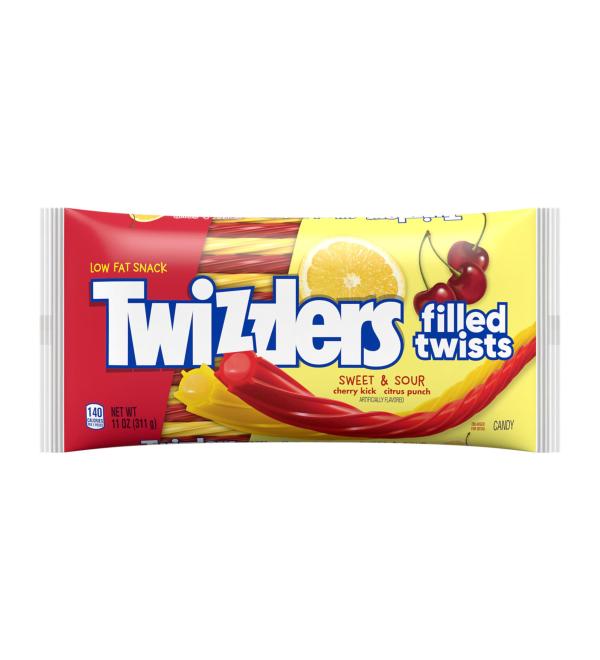 Twizzlers Filled Bites Sweet & Sour 12 x 312g (11oz) - Buy Online on GoSupps.com