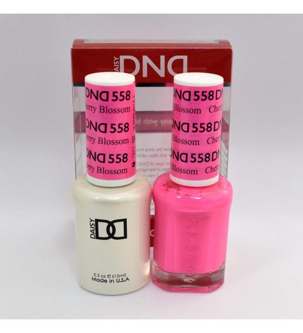 DND Gel and Matching Polish 558 Cherry Blossom